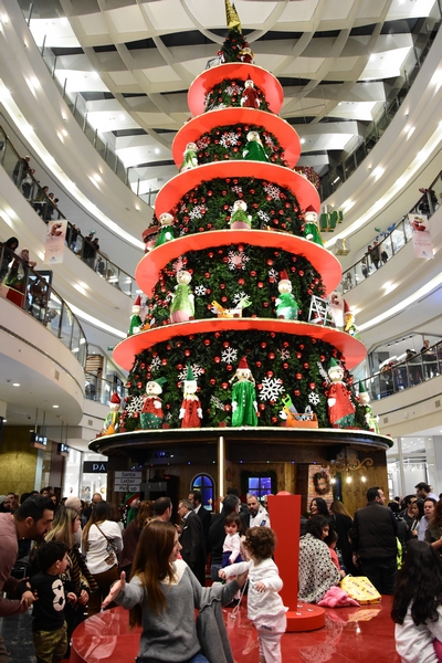 City Centre beirut lighting of the Christmas tree